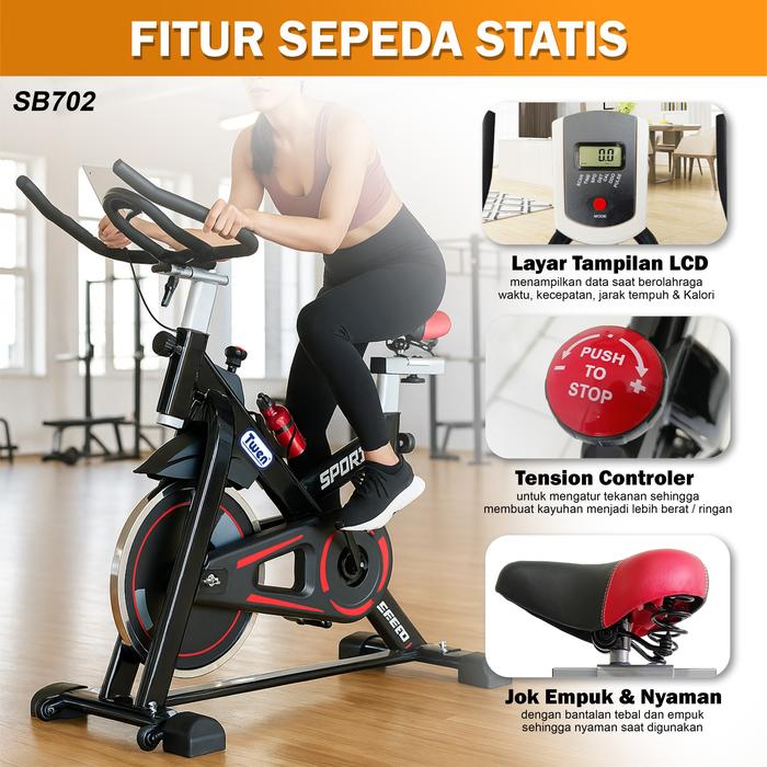 Twen SB702 + App Spinning Bike Gambar produk 4