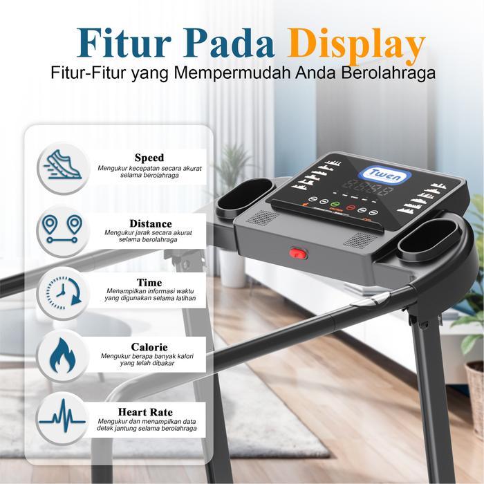 TWEN T200R Treadmill Rehabilitasi Treadmill Listrik Gambar produk 2