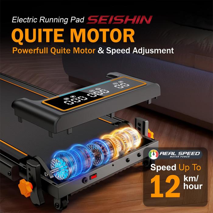 SUPOTSU Seishin Silver Treadmill Listrik Gambar produk 5