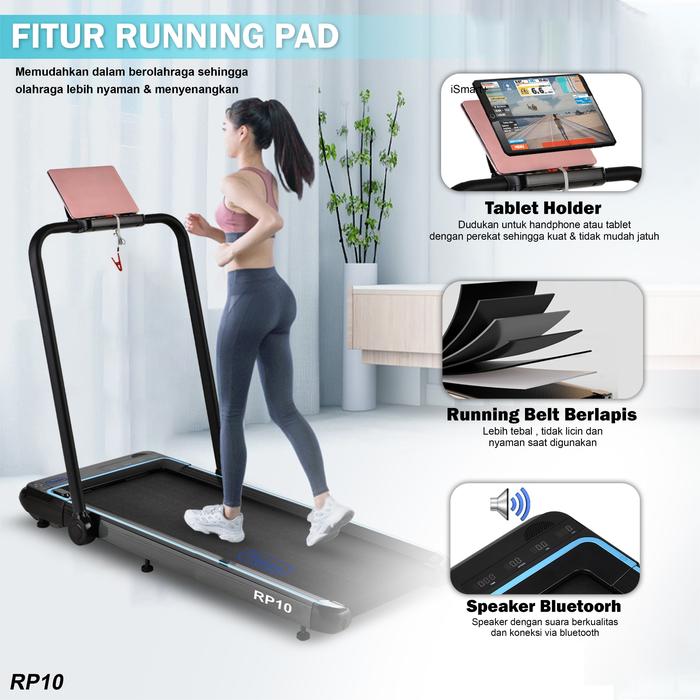 TWEN RP10 Running Pad Treadmill Listrik Gambar produk 5