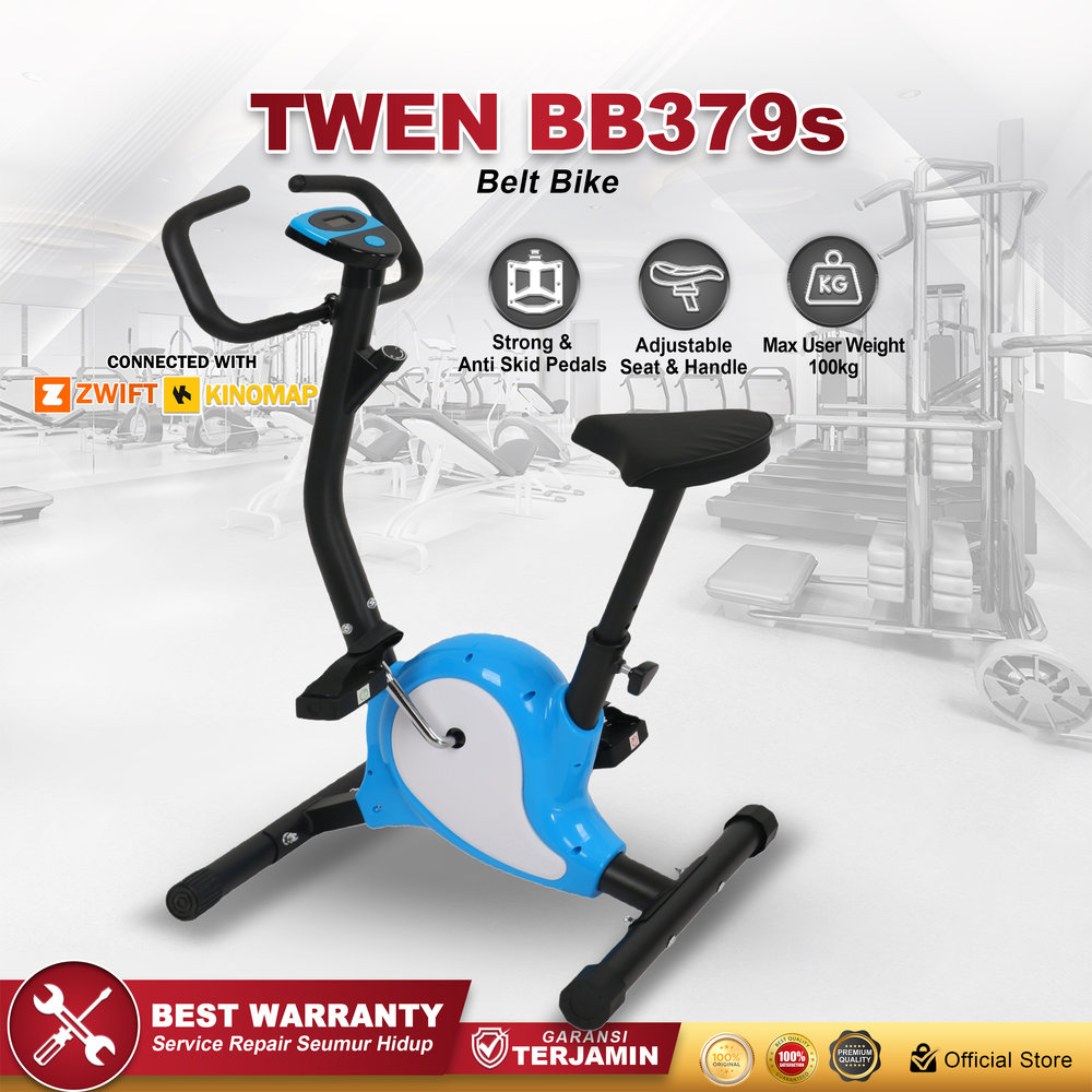 Twen BB379s Blue + App Belt Bike New