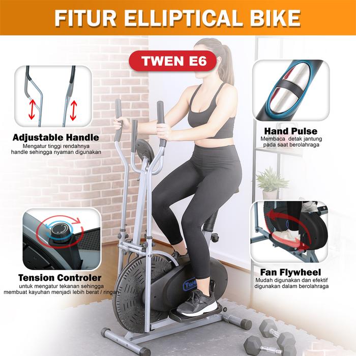 Twen E4N Orbitrack Tracer Elliptical Bike Gambar produk 4