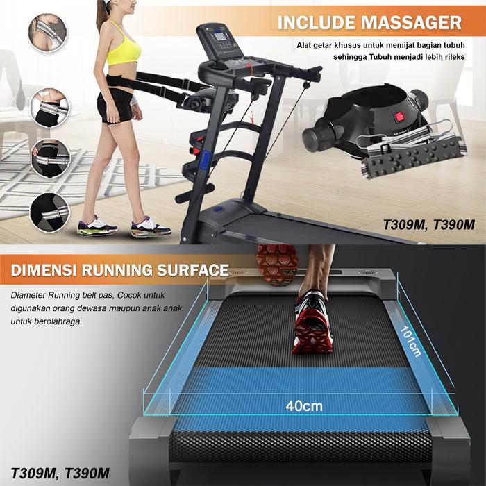 TWEN T309s Treadmill Listrik Gambar produk 6