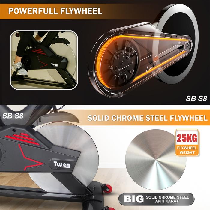 Twen CSB S8 Spin Bike Gambar produk 7