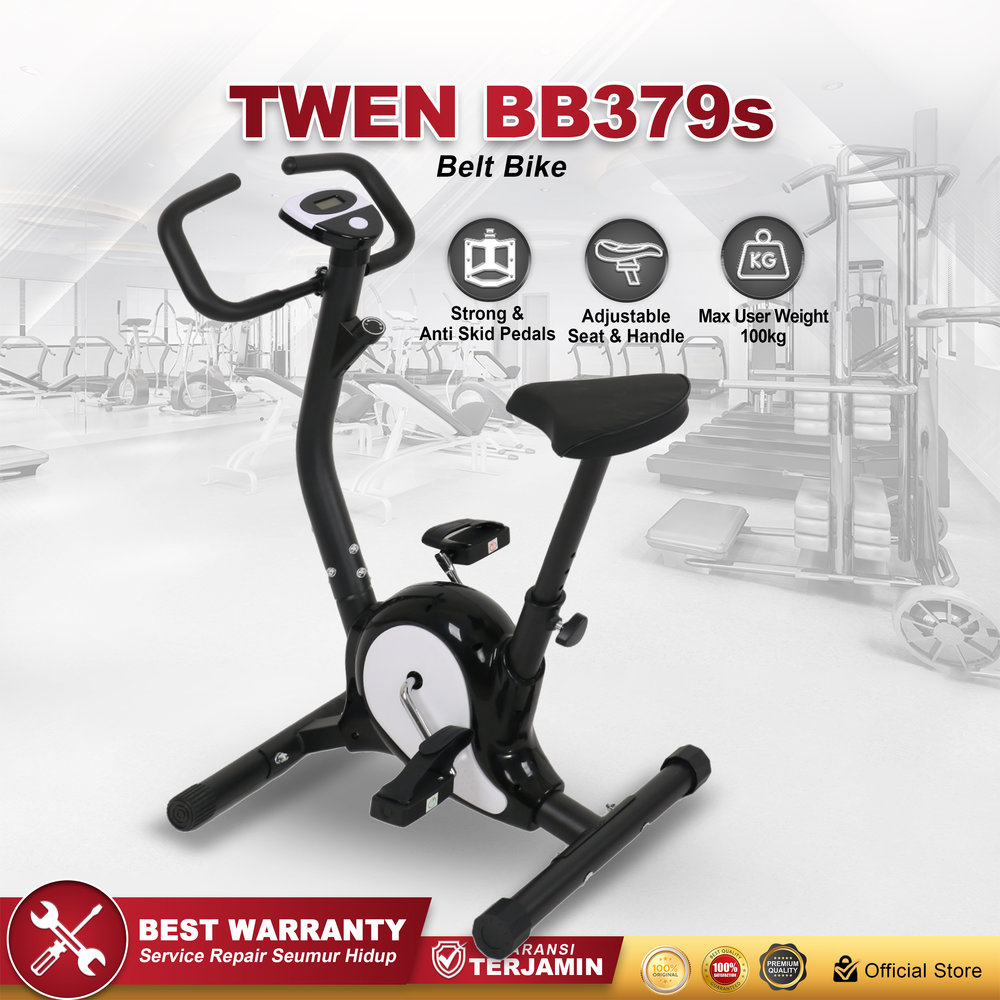 Twen BB379s Hitam Belt Bike New