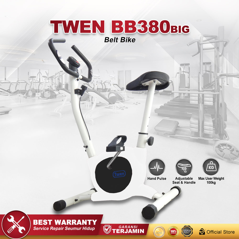 Twen BB380BIG White Belt Bike New