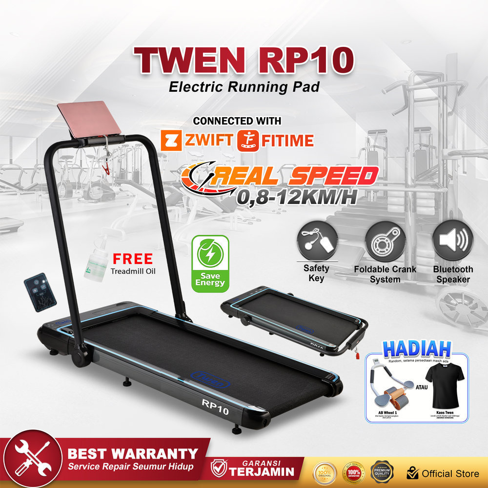 TWEN RP10 Running Pad Treadmill Listrik