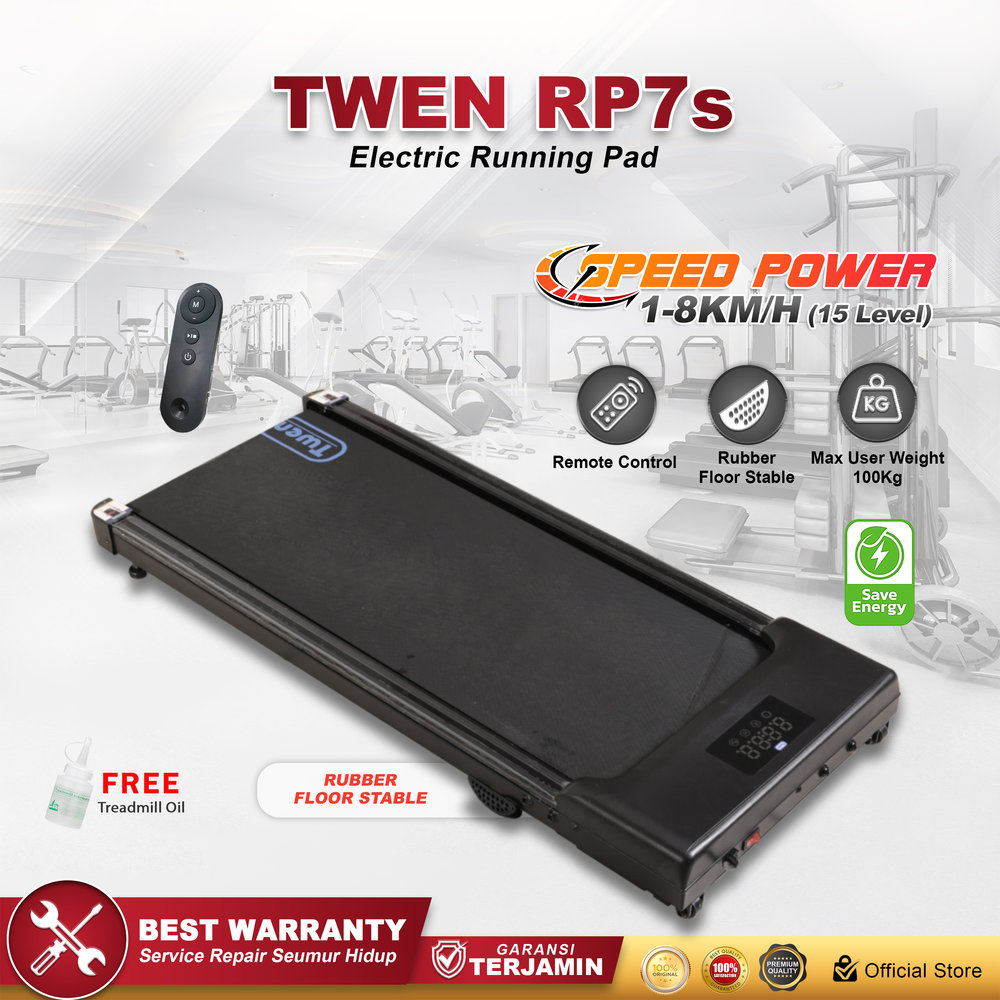 TWEN RP7s Running Pad Treadmill Listrik