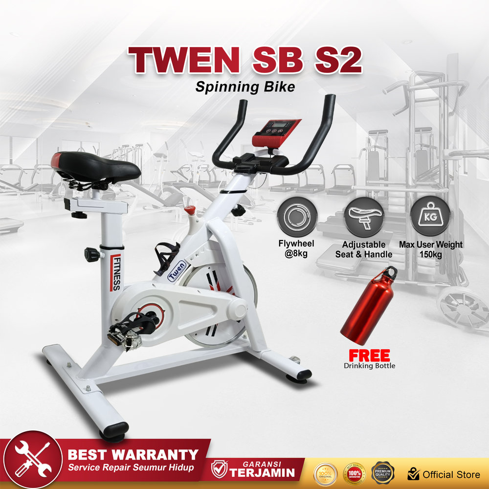 Twen S2 White Spin Bike