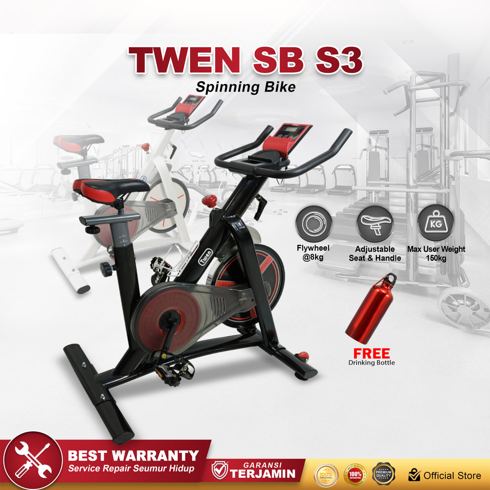 Twen S3 White Spin Bike