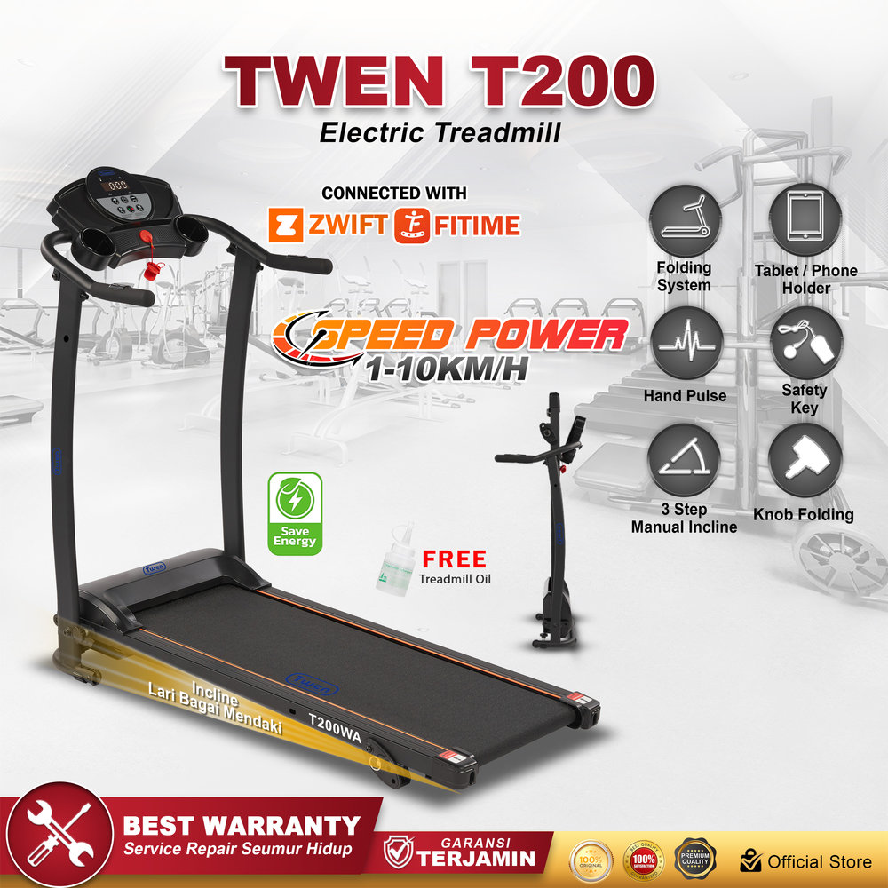 TWEN T200 Treadmil Listrik