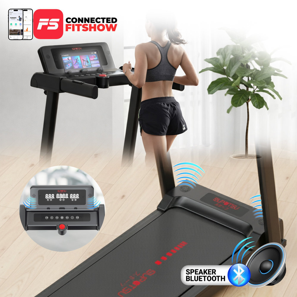 SUPOTSU Michi Silver Multi Treadmill Listrik Gambar produk 5