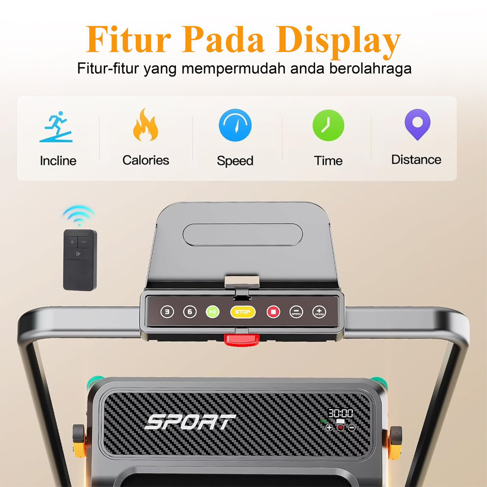 SUPOTSU KUMO Treadmill Listrik Massager Gambar produk 2