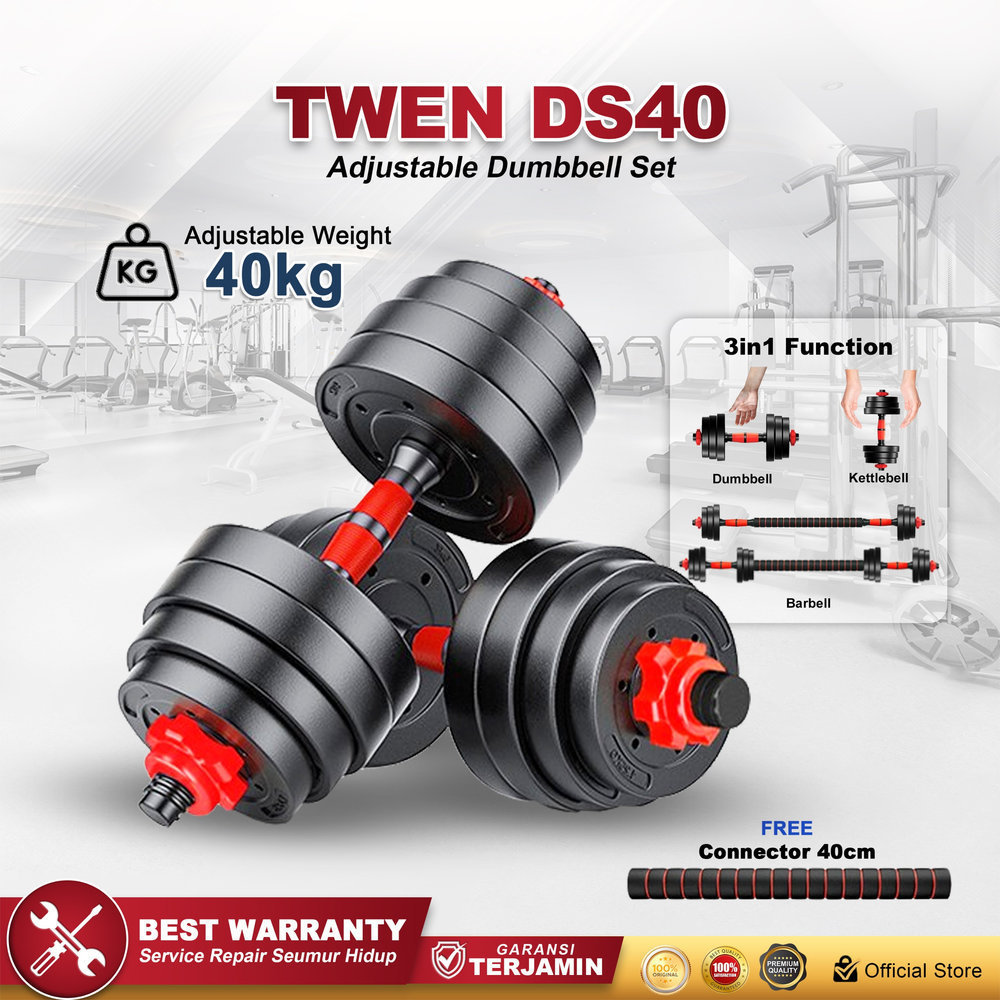 TWEN Dumbbell Set 40kg