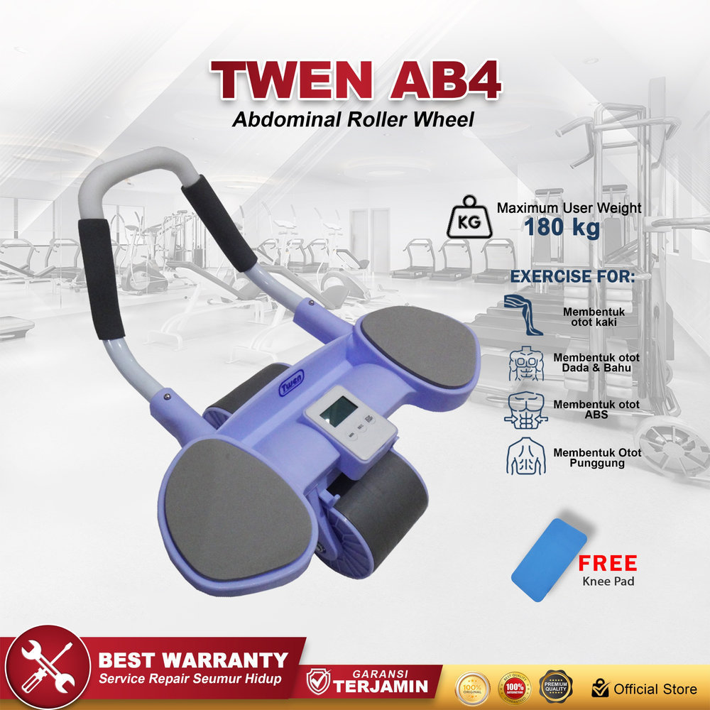 TWEN Ab Wheel 4 Ab Roller Wheels